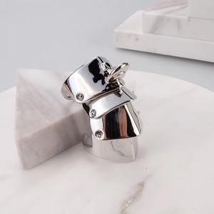Empress Dowager Four-Section Activity Armor Hip-Hop Fashion <b>Ring</b> Alloy Cubic Zirconia Jewelry <b>for</b> <b>Men</b> Women - Product Image 1