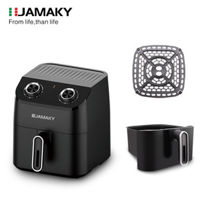 Friteuse à air JAMAKY 5L-6L, électrique, en céramique, antiadhésive, facile à nettoyer, appareil de cuisine multifonctionnel pour la maison - Product Image 1