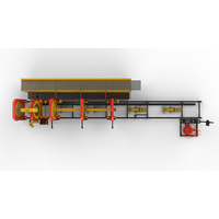 Haute qualité précision barre d'acier Pile Cage roulement Machine de soudage tour automatique écran tactile bouton opération 8 Sections/10