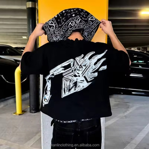 <span class=keywords><strong>T</strong></span>-<span class=keywords><strong>Shirt</strong></span> con <span class=keywords><strong>taglio</strong></span> Streetwear da <span class=keywords><strong>uomo</strong></span> in fabbrica cinese <span class=keywords><strong>t</strong></span>-<span class=keywords><strong>Shirt</strong></span> con Logo personalizzato in cotone pesante oversize - Product Image 3