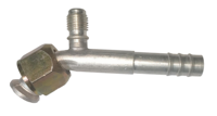 Raccord de climatisation automobile RETEKOOL en aluminium, 45 degrés, avec joint torique, pour tuyau R134a # 6 # 8 # 10 # 12