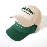 Gorra de béisbol deportiva con logotipo bordado 3D personalizado Sombreros de 6 paneles de color sólido de alta calidad