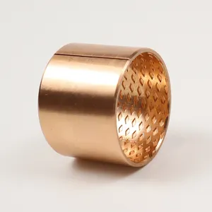 Chinese Factory Supplier Forest and Agriculture Machinery Tin Bronze CuSn8P or CuSn6 Diamond Oil Sockets Split Bronze Bushing.