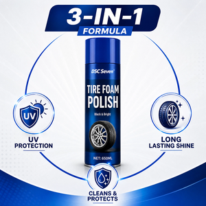 Spray Schiumogeno Lucidante per Pneumatici con Logo Personalizzato, Sicuro per Ruote e Vernice, Fornitore OEM di Prodotti per la Cura dell'Auto, Pulisce e Protegge in <span class=keywords><strong>un</strong></span> Solo Passaggio - Product Image 5