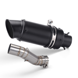 สำหรับ CBR500R CB500F <span class=keywords><strong>CB500X</strong></span> ปี 2016-2024 2018-2024 <span class=keywords><strong>ท่อ</strong></span>ไอเสียกลางแบบไม่มีเชือกสำหรับรถจักรยานยนต์ พร้อมท่อเก็บเสียง - Product Image 1