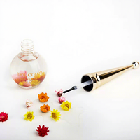 Huile pour cuticules CHAORY, fleurs séchées naturelles, nourrit et répare les ongles abîmés, soin des ongles, traitement de l'huile pour cuticules, peau et ongles