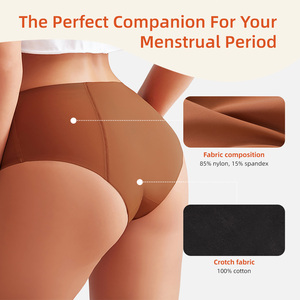 Aidingcare Culotte menstruelle réutilisable à coupe haute pour <span class=keywords><strong>flux</strong></span> <span class=keywords><strong>léger</strong></span> à abondant - Product Image 3