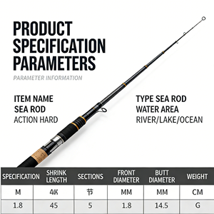 Vente flash - Cannes à pêche personnalisées de qualité supérieure, jigs de pêche et cannes à pêche polyvalentes pour tous les types d'appâts - Product Image 4