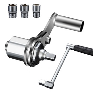 16B <strong>1</strong>:16 680Nm Torque Multiplier <strong>Wrench</strong> Compact Car Tire Nut Removal Tool Car Repair <strong>1</strong>/<strong>2</strong>&quot; Labor Saving Spanner 3pcs <strong>Socket</strong> <strong>Set</strong> - Product Image 2