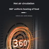 Four à rôtir commercial automatique à circulation d'air chaud, rôtissoire intelligente pour volailles, poulet, oie, pour les services de restauration