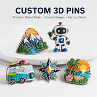 Pins métalliques personnalisés, plaqués or, argent, cuivre, logo personnalisé, badge en relief 3D, souvenir d'anniversaire d'entreprise