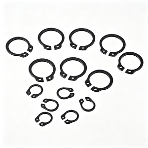 Vente chaude – Anneau de retenue externe GB894.1 en acier au carbone oxydé noir de haute précision pour la fixation d'arbres mécaniques - Product Image 2