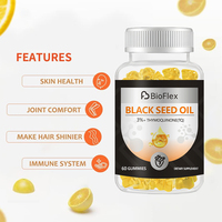 Gummies d'huile de nigelle de haute qualité Halal – Complément alimentaire pour la croissance des cheveux, le blanchiment de la peau et la santé des ongles chez l'adulte – Marque privée