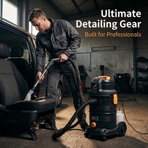 Aspirateur de voiture électrique humide/sec POLAR BEAR 30L 1600W 22.5kPa Extracteur Équipement de detailing automobile mobile Commercial - Product Image 3