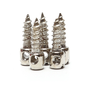 Vis de joint de plomb fendue en acier au carbone M4 en acier nickelé avec vis de cabestan de compteur d'électricité de fil de trou - Product Image 3