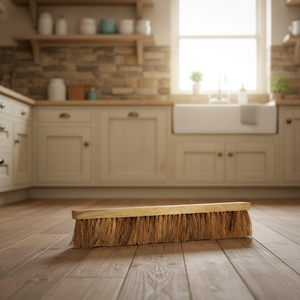 Cepillo de limpieza de fibra de coco jumbo con mango de madera, cepillo de fregado natural resistente, ecológico - Product Image 6