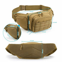 YOUK Sac banane de voyage pour sport de plein air Sac de taille imperméable réutilisable durable avec ceinture Pochette multifonctionnelle pour la course