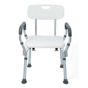 Silla de ducha para ancianos y discapacitados con asiento y reposabrazos antideslizantes para uso en el baño KY961L A - Product Image 4