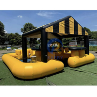 Barre gonflable chaude de piscine de PVC de piscine avec la plate-forme de loisirs de sièges
