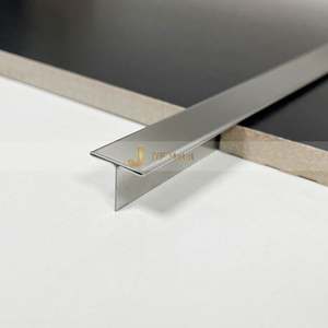 T Shape Metal Stainless Steel Transition Strips Corner <b>Tile</b> Trim Waterproof Durable Bathroom Molding Edge for Apartment - Product Image 5