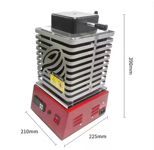Four à induction compact de 3 kg pour la fusion du cuivre, du fer et des bijoux, avec composant moteur central - Product Image 2