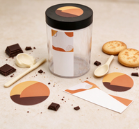 Autocollant adhésif personnalisé avec votre logo, autocollant en vinyle imperméable pour bouteille, pot, emballage de produits cosmétiques et de soins de la peau, étiquette adhésive
