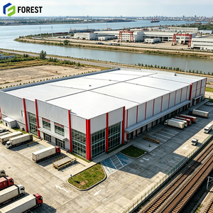 Parque Logístico de Estructura de Acero, Sistema de Grúas de Alta Resistencia, Nave de Carga de Gran Envergadura, Edificio Prefabricado, Proveedor ODM - Product Image 1