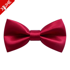 ขายส่งส่งเสริมการขายส่วนบุคคลน่ารักBurgundyราคาถูกBowtie Stainราคาถูกขายส่งผูกโบว์ - Product Image 2