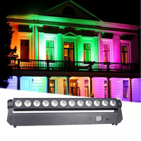 LED Bar Wash Blacklight Haute Puissance 12x18w RGBWA UV 6in1 Batterie Sans Fil IP65 Led Par Can Stage Light