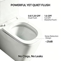 Ensemble WC et lavabo en céramique pour salle de bain, avec lavabo intégré, WC à compostage