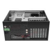 Boîtier industriel mural MACASE T429F-1 IPC 1U, design spacieux, ventilateurs, boîtier d'ordinateur vide, prise en charge de l'alimentation flexible, stock disponible