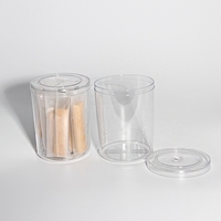 Boîte ronde pour bonbons, contenant en plastique Transparent, en PVC, avec impression personnalisée