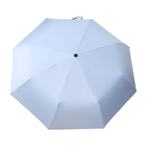 <span class=keywords><strong>Parasol</strong></span> <span class=keywords><strong>noir</strong></span> pliant manuel avec manche en <span class=keywords><strong>bois</strong></span>, 100 cm, protection UV 190T, imperméable, motif nœud, idéal pour la publicité, vente en gros - Product Image 3