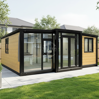 Vente en gros de maison conteneur modulaire portable en acier de 20 pieds, norme australienne, extensible, capsule villa, chambre à coucher moderne