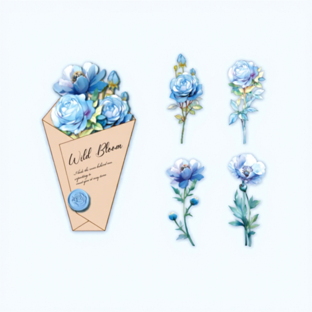 B Romantic Rain blue