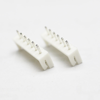 Échantillons gratuits Hauteur d'espacement de 2.54mm Position de 6.2mm 02-20p Connecteur à angle droit à une rangée de plaquettes EH pour carte PCB
