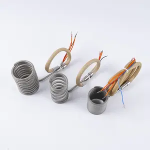 220V 1000w Industrial stainless steel electric hot runner spring heating element coil with thermocouple