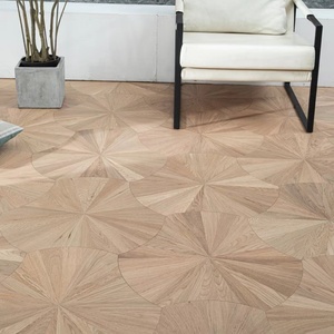Plancher en bois composite massif multi-couches à motif de lotus façonné, ENF, écologique, sol chauffant, mur de <span class=keywords><strong>fond</strong></span>, planchers en bois pour la maison - Product Image 6