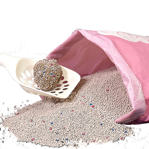 Toptan OEM doğal güçlü topaklanma Bentonite kedi kumu çok lezzet ücretsiz örnek Flushable kedi kumu toplu 5/10/20kg - Product Image 5
