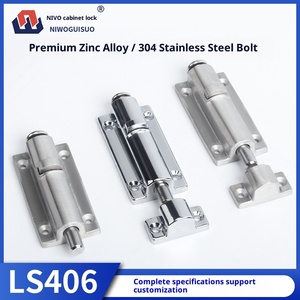 부티크 모던 디자인 4인치 406 아연 합금 버튼 래치 고온 사용 304 스테인리스 스틸 거실 문 - Product Image 5