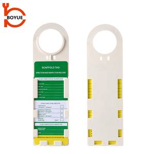 Fornitore della cina Su Misura Pericolo Segno ABS di Sicurezza di Avvertimento di Personalizzazione <span class=keywords><strong>Pvc</strong></span> Tagouts/abs impalcatura di sicurezza tag - Product Image 3