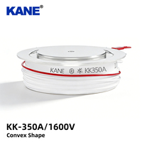 Module redresseur à thyristors SCR rapide KK 350A 1600V, forme convexe, fixation à vis spirale, composant de démarrage progressif pour four à moyenne fréquence