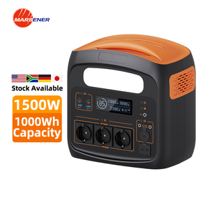 1500w 태양열 발전기 1100Wh 휴대용 발전소 UPS 230V LiFePO4 가정용 야외 태양 광 발전소 - Product Image 1