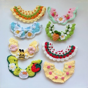 Cute knitted pet bibs, doll scarves, handmade crocheted <strong>dog</strong> and cat decorations - Product Image 1