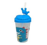 Vasos de Plástico Transparente en Forma de U de 16 oz, Vasos Reutilizables a Prueba de Fugas con Tapa y Pajita para Escuela, Excursiones, Fiestas, Bodas