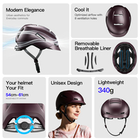 Casque de vélo électrique tendance 2025, compatible OEM, toutes saisons, PC+EPS, léger, durable, résistant aux chocs, unisexe, pour tous