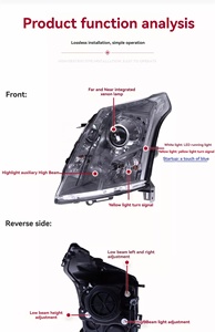Feux de voiture Phare pour <span class=keywords><strong>Cadillac</strong></span> SRX  Ensemble de phares modifiés  Feux de jour à LED - Product Image 2