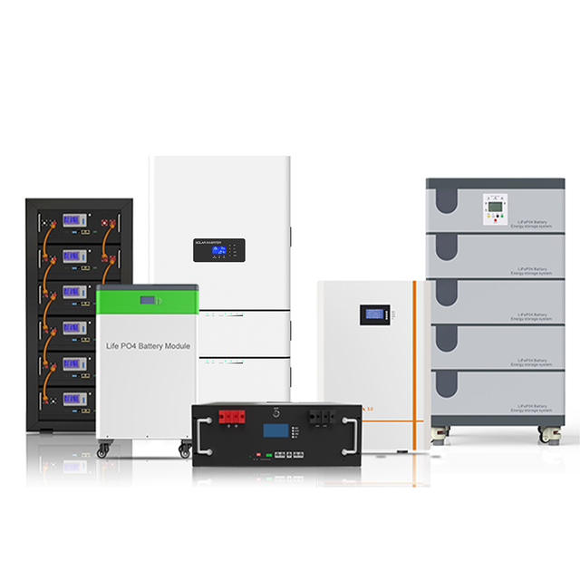 Custom Power Generator 5KW 10KWh 15KWh All in One Stacked Hybrid Inverter 36V 48V 52V LifePO4 Battery Home Energy Storage System