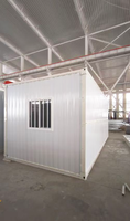 Maison mobile en conteneur pliable à construction rapide Maison préfabriquée portable pour hôtels en panneau sandwich et en acier