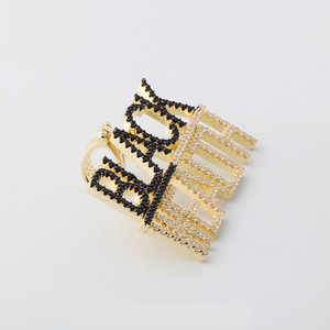 Collar con colgante de letra cursiva de moissanita de una sola fila, de plata de ley 925, con incrustaciones de circonitas, que pasa la prueba del diamante, para inicial o nombre - Product Image 5